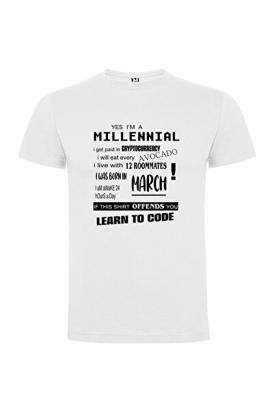 iLovePrints Millennial Monochrome Madness Tshirt