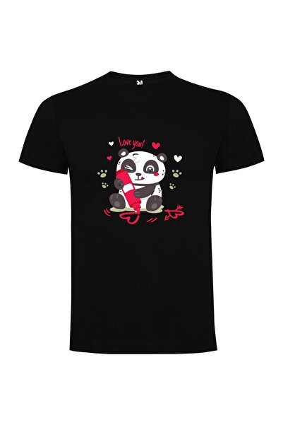 iLovePrints Panda with Pencil Tshirt