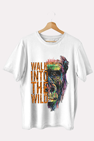 iLovePrints Μπλούζα Animal Χιμπατζής Wild
