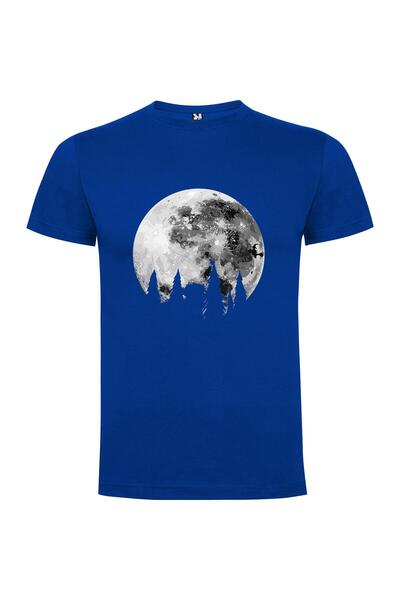 iLovePrints Moonlit Tree Silhouette Tshirt