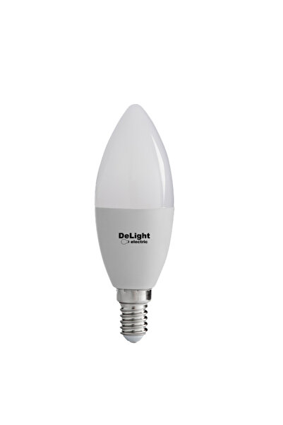 DELIGHT Bec Led Lumanare E14, model C37, 9W=80W, 6400K, lumina rece, DL65213,...