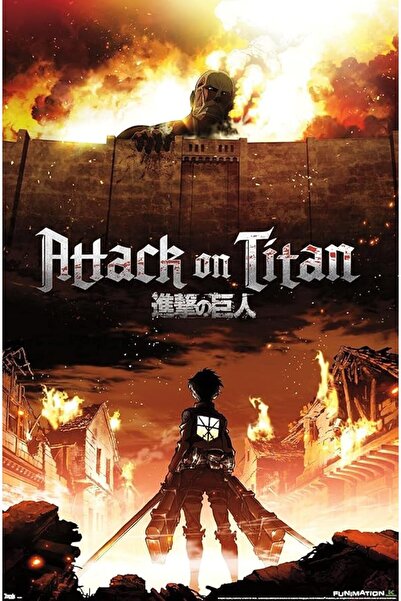ESSESORIES Attack on Titan Anime Poster Wall Art Room Decor Self Adhesive