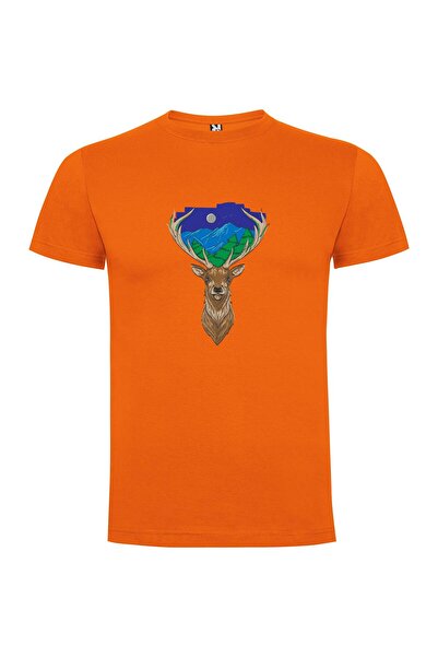 iLovePrints Royal Stag Portrait Tshirt