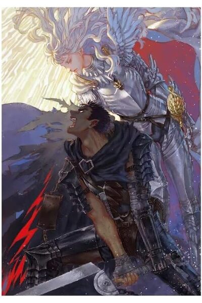 ESSESORIES Berserk Anime Merch HD Fans Poster Wall Art Set of 8 Room Decor Se...