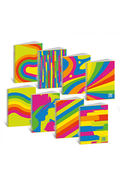 MC Micostore Caiet A4 cu spirala - One Color Fanta Fluo, 80 g/m2, 60 pag. (Ma...