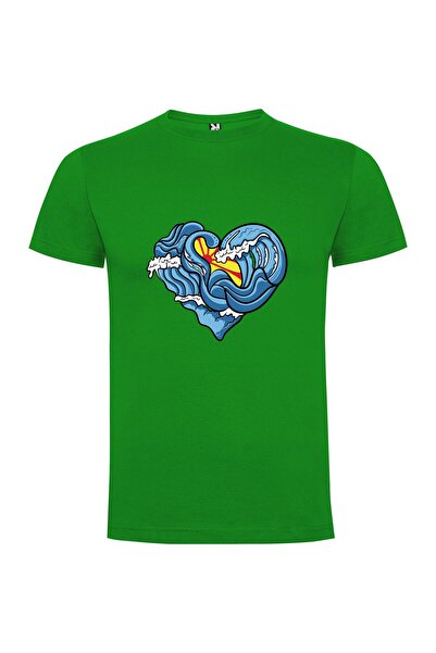 iLovePrints Surf Heartwave Tshirt