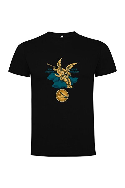 iLovePrints Cloud-Sitting Angel: Leyendecker Style Tshirt