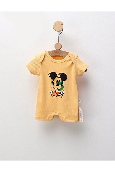 MiniKids Salopeta de vara, Wow It s Mickey, galben