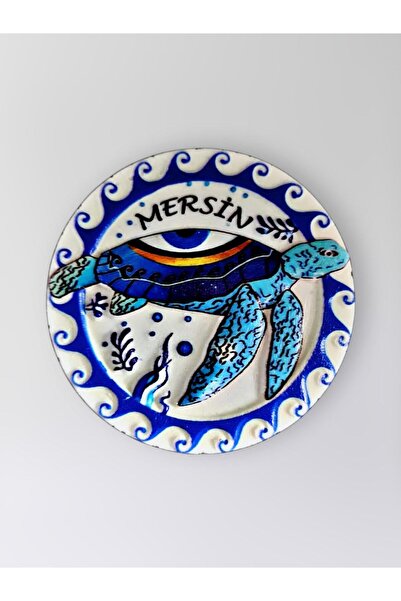 Mundy MERSİN Polyester Kabartmalı Kaplumbağalı Magnet 7 cm Dekoratif Hediyeli...
