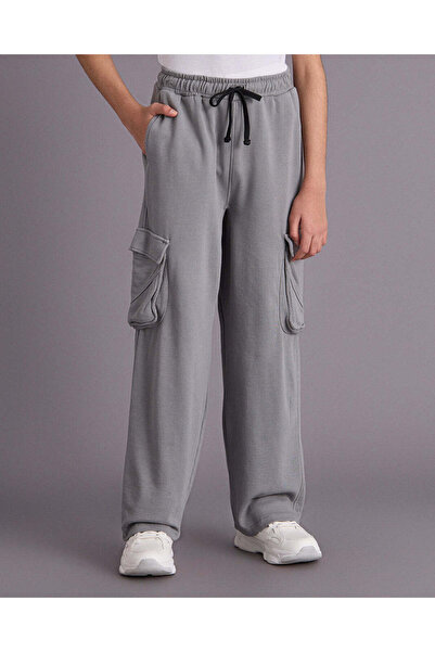 REDTAG Senior Boys Grey Baggy Cargo Pants
