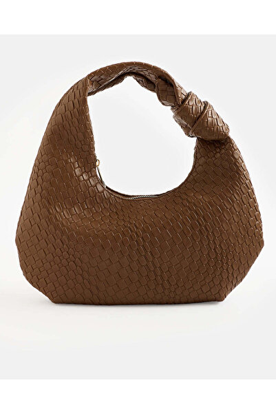 REDTAG Women Brown Slouch Bag
