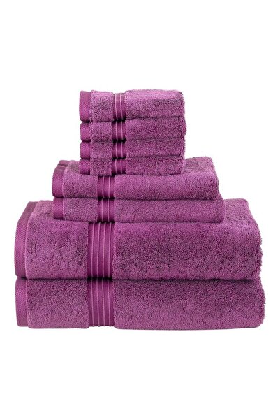 Bliss Casa 8-Piece Towel Set, 100% Combed Cotton 550 GSM, Quick Dry, Absorben...