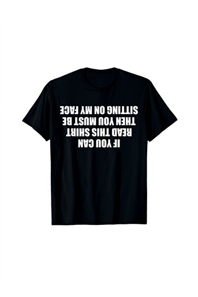LİNA06 Men'S Funny Pattern T-Shirt- Heavyweight Solid Color Crew Neck Short S...