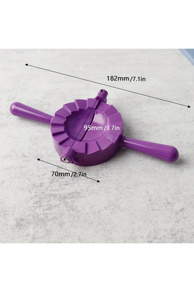 Choice S Professional Dumpling Maker Mold-Ergonomic Handle,Durable Plastic,Mu...