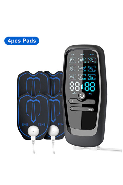 Choice جهاز تحفيز العضلات الكهربائي M858-4PCS للعلاج الطبيعي والوخز بالإبر وت...