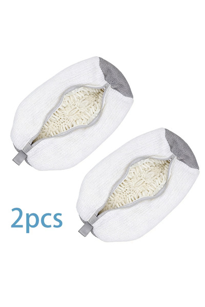 Choice6 2pcs White Special Shoe Washing Bag for Washer and Dryer Durable Laun...