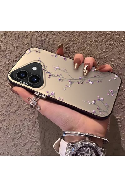 CHICASELUX حافظة هاتف آيفون 16 بلس متوافقة مع تصميم زهرة الدال النحيفة، حافظة...