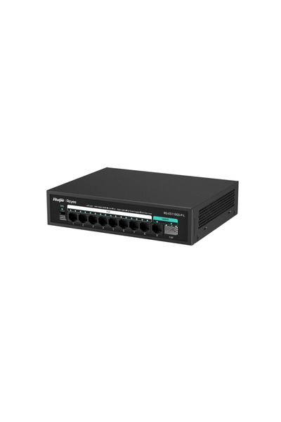RUIJIE Reyee Rg-Es110Gs-P-L 10-Port, 8-Port Gigabit Poe, 120W, 1-Port Spf, 1-...