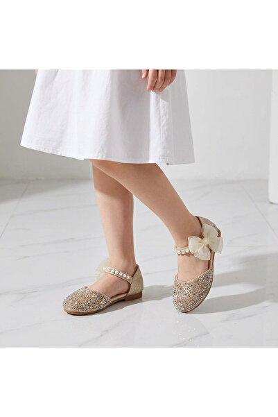 OEM Pantofi casual pentru fete, cu aplicații decorative, din material textil ...