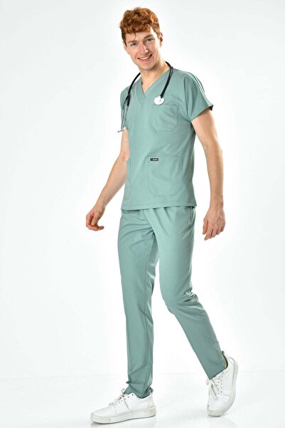 Owlet Medikal Set uniformă chirurgicală Lycra verde mentă