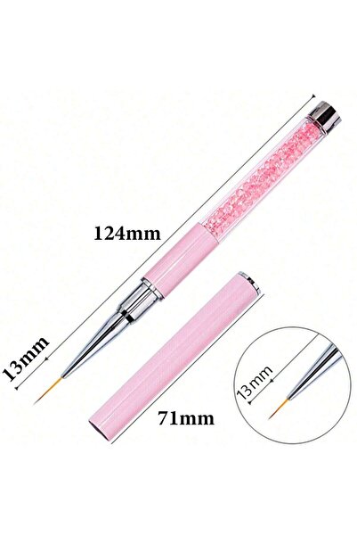 choice2 style3 5/7/9/11/13/15mm Nails Art Brush Lines Stripe Flower Painting ...