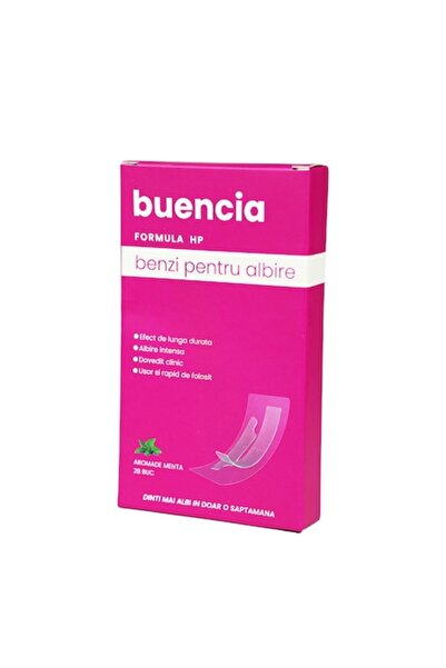 BUENCIA Benzi pentru albirea dinților, Buencia, Set de 24 bucăți