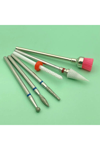Choice10 S6-12 6PCS Milling Cutter for Manicure Diamond Ceramic Nail Drill Bi...