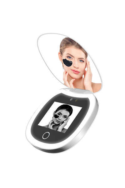 Choice WHITE UV Mirror Sunscreen Testing Camera with Light 2X Magnification T...