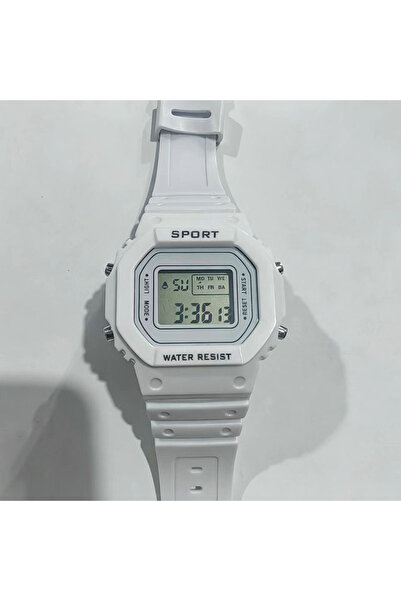 Choice8 WHITE Colorful LED Sports Watch for Boys & Girls Students Electronic ...