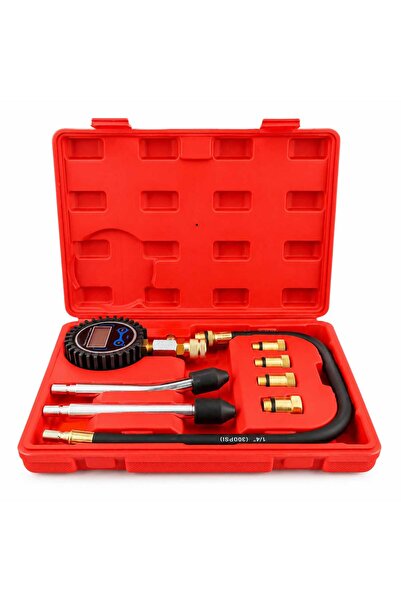 GEBOTOOLS COMPRESMETRU BENZINA CU MANOMETRU DIGITAL 8 PIESE GEBO TOOLS