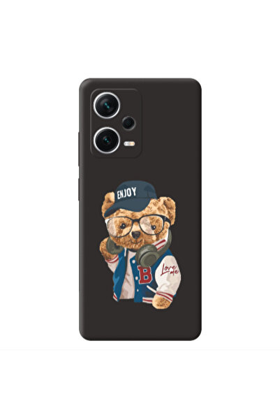 Other Xiaomi Poco X5 Enjoy Black Colored Silicone TPU Θήκη