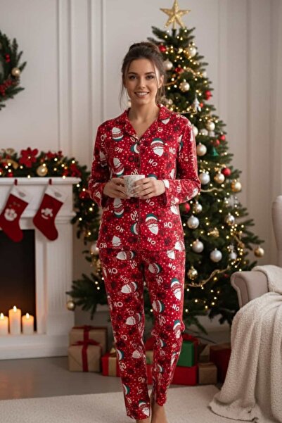 yb yağmur butik Hat Patterned Pajama Set