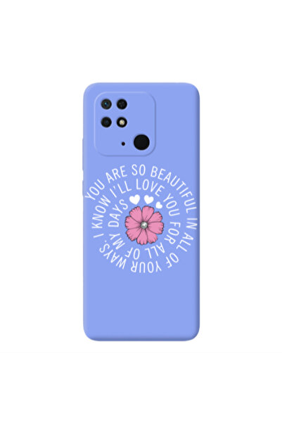 Other Xiaomi Redmi 10C Your Ways Light Purple Colored Silicone TPU Θήκη
