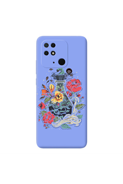 Other Xiaomi Redmi 10C Magic vase Light Purple Colored Silicone TPU Θήκη