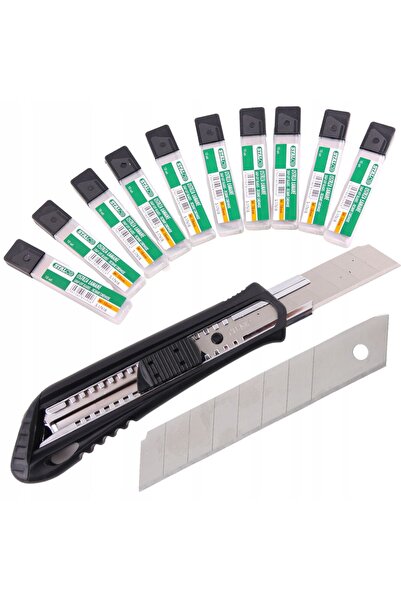 Mardil Set de cuttere utilitare, lamă segmentată, 18 mm, 100 bucăți, pentru t...