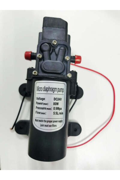 Generic 4C3 DC24V 80W Mini Micro Diaphragm High Pressure Water Pump Automatic...