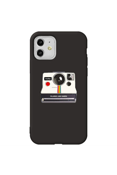 Other Apple iPhone 11 Polaroid land camera Black Colored Silicone TPU Θήκη