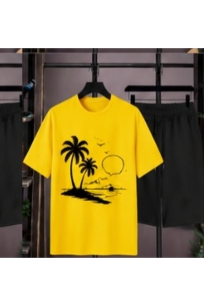 valeriae Unisex Oversize Σετ με Σορτς και Κοντομάνικο T-shirt, Άνετη Εφαρμογή...