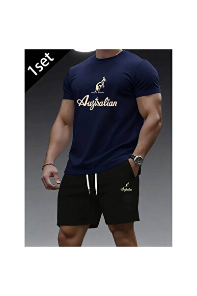 ZEMLİYA Sara Unisex Oversize Shorts Set Short Sleeve T-Shirt Comfortable Fit ...