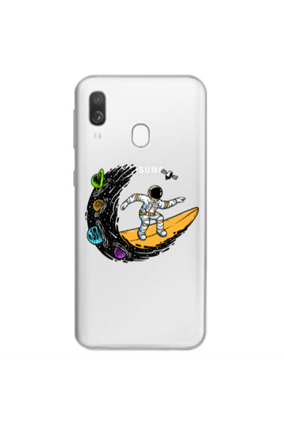 Other Samsung A40 Surf in space Transparent Silicone TPU Θήκη