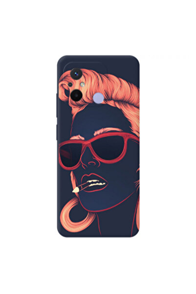 Other Xiaomi Redmi 12C Girl retro Transparent Silicone TPU Θήκη