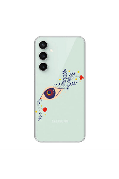 Other Samsung S24 Plus Flower eye Transparent Silicone TPU Θήκη