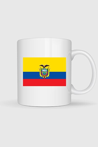 Bahriyeli Collection Ecuador Flag Printed Mug