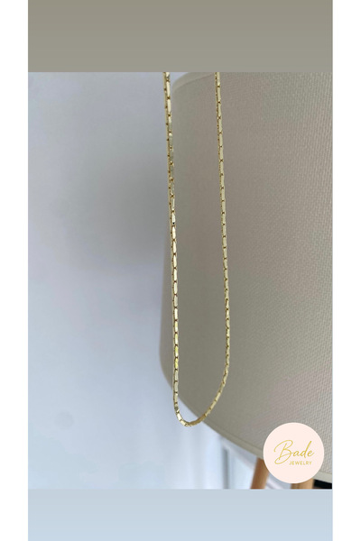 Bade Jewelry Fd Gold Snake Pattern Design Tarnish Resistant Steel Chain Necklace