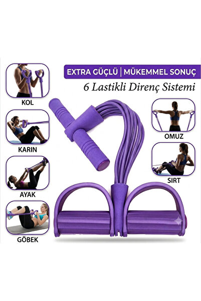 HerŞey Marketing Pedallı Spor Aleti Zayıflama Kol ve Karın Kası Yapma Body Tr...