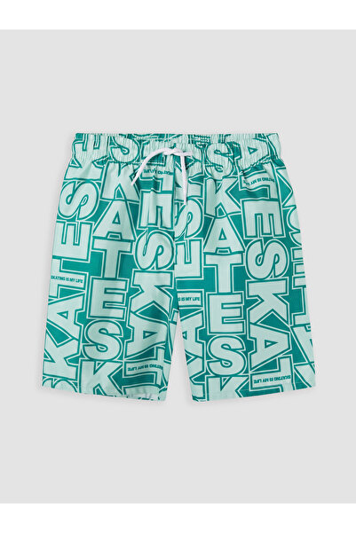 LC Waikiki Момчешки плувни шорти с щампа