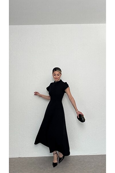 Nesil Buttoned Midi Dress