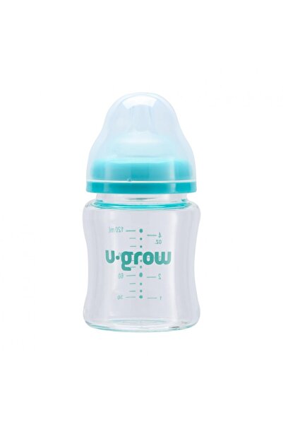 OEM Biberon de sticla 120 ml+2 tetine extra, U-Grow