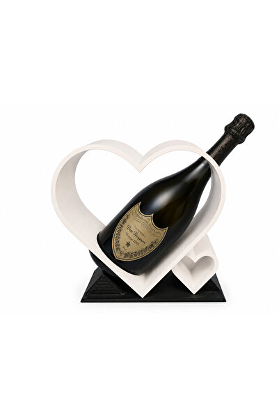3dlink Cheers to Love – Suport Decorativ Inimă pentru Sticlă de Șampanie