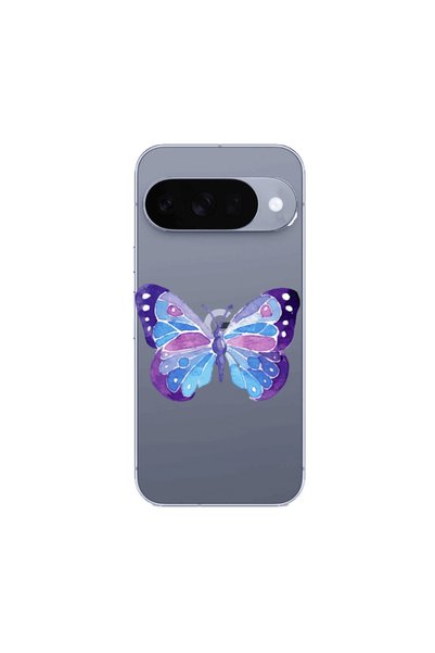 Other Google Pixel 10 Big Butterfly Transparent Silicone TPU Θήκη